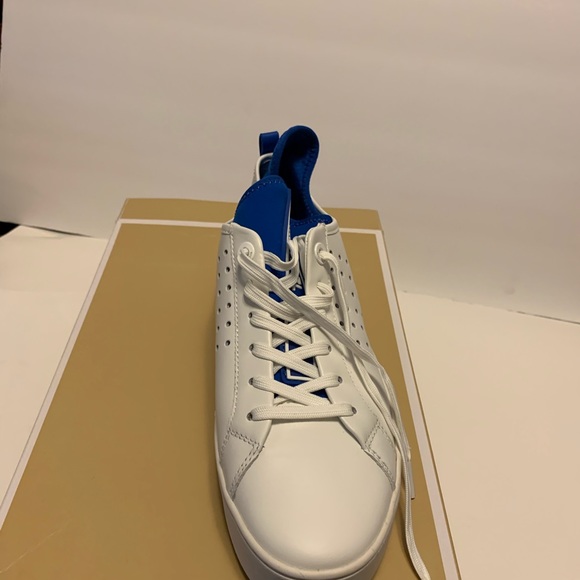 Michael Kors Ace Lace Up White and Blue 9.5 - Picture 1 of 5